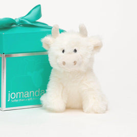 Jomanda Mini Scottish Highland Cow Cream 11cm