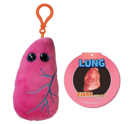 Giant Microbes Lung Keyring - Planet Microbe