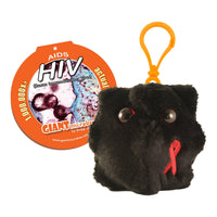 Giant Microbes HIV AIDS Keyring - Planet Microbe