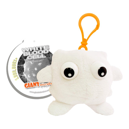Giant Microbes White Blood Cell Keyring - Planet Microbe
