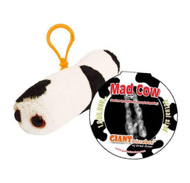 Giant Microbes Mad Cow Keyring - Planet Microbe