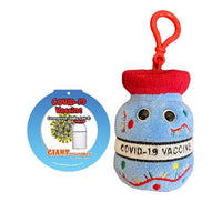 Giant Microbes COVID-19 Vaccine Keyring - Planet Microbe